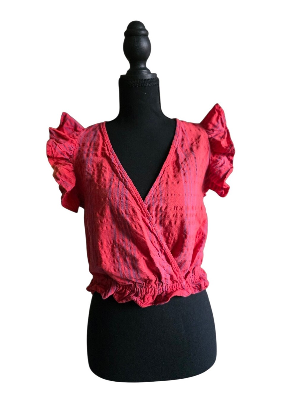 NWOT Stripped Crop Top